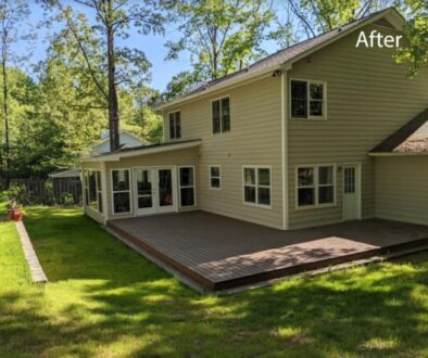 After picture of new deck